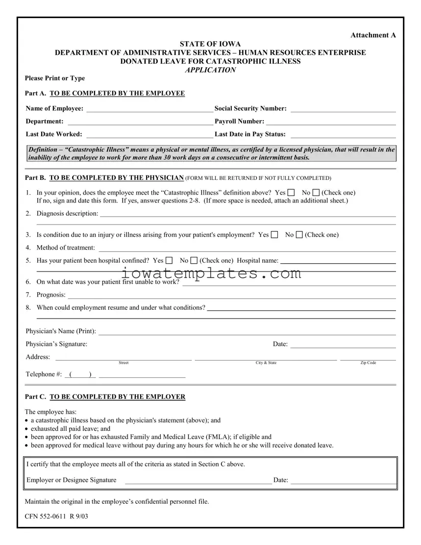 Printable Cfn 552 0611 Form in PDF