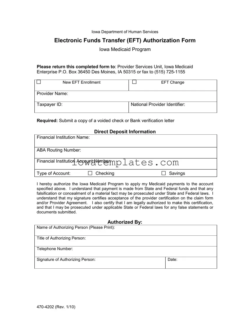 Printable Iowa 470 4202 Form in PDF
