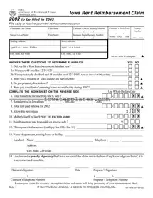 Printable Iowa 54 130A Form in PDF