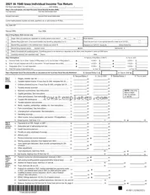 Printable Iowa Income Tax Form in PDF