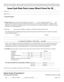 Printable Iowa Short Form in PDF