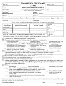Printable Ut 510 Iowa Form in PDF